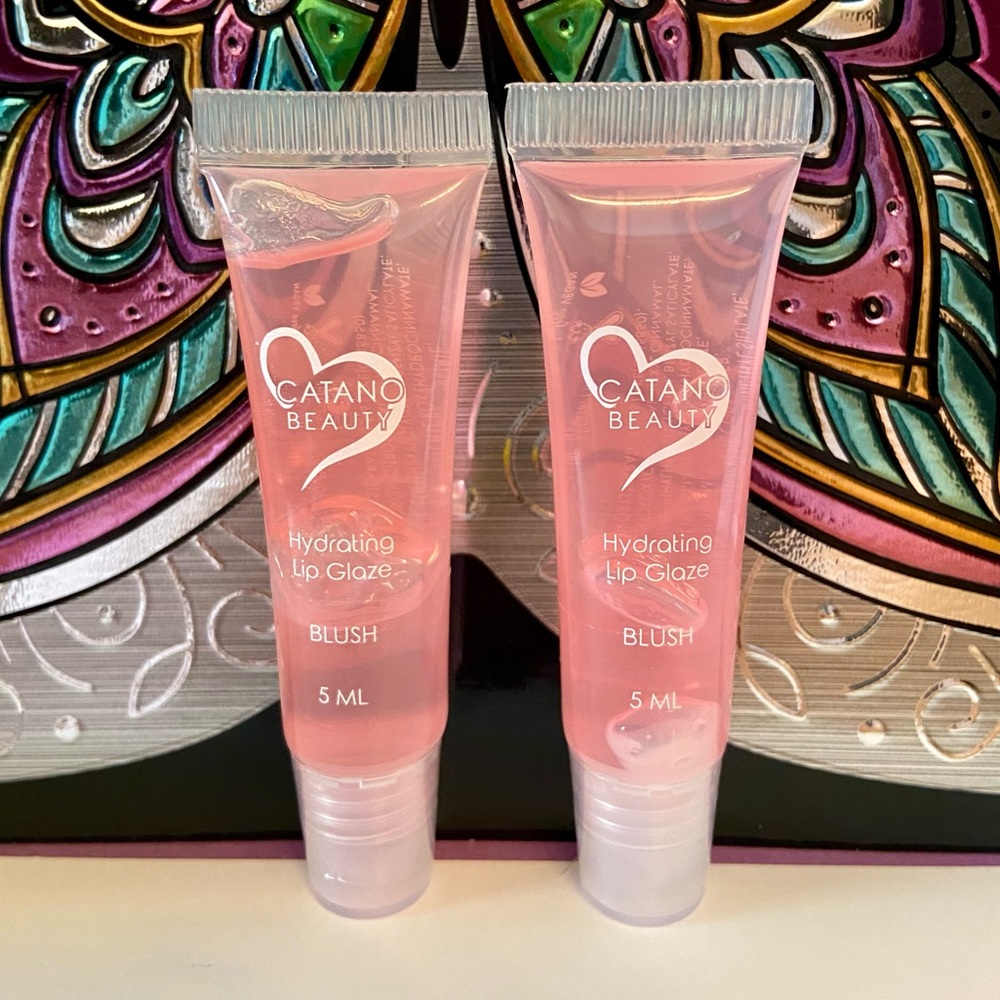 💎 x2 Catano Beauty Hydrating Lip Glaze in Shade Blush New